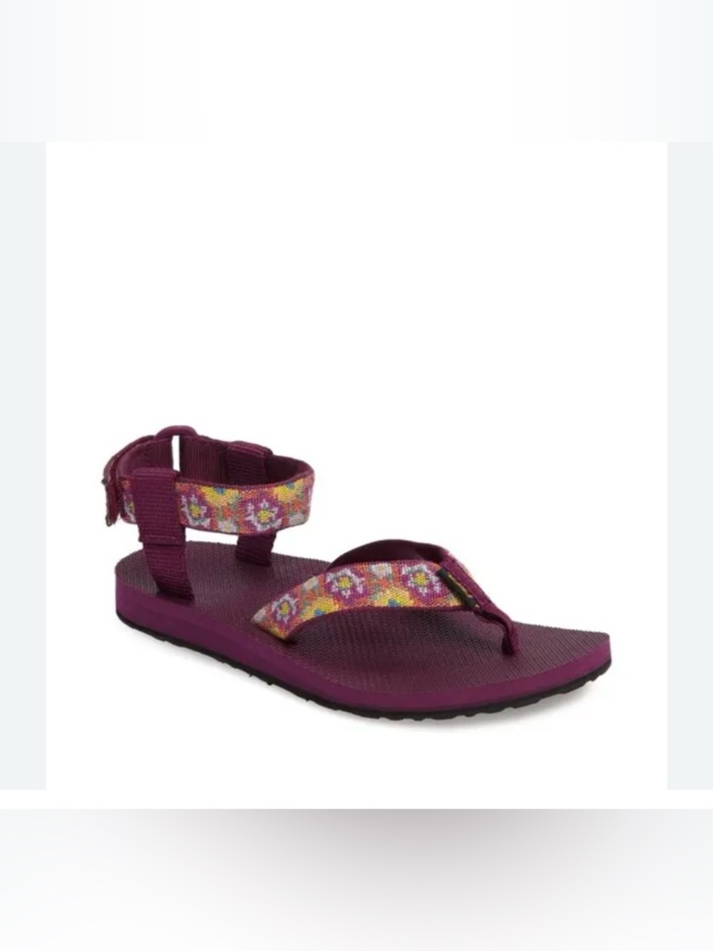 Teva Women's Plum Floral Strap Sandal